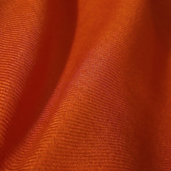 Fall scarf in the color orange, 27 x 64 - Picture 3 of 8